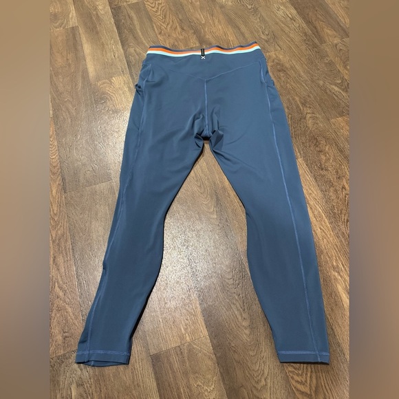 Savage X Fenty LINEUP HIGH-WAIST POCKET LEGGING Navy Blue Size Medium - Picture 7 of 11